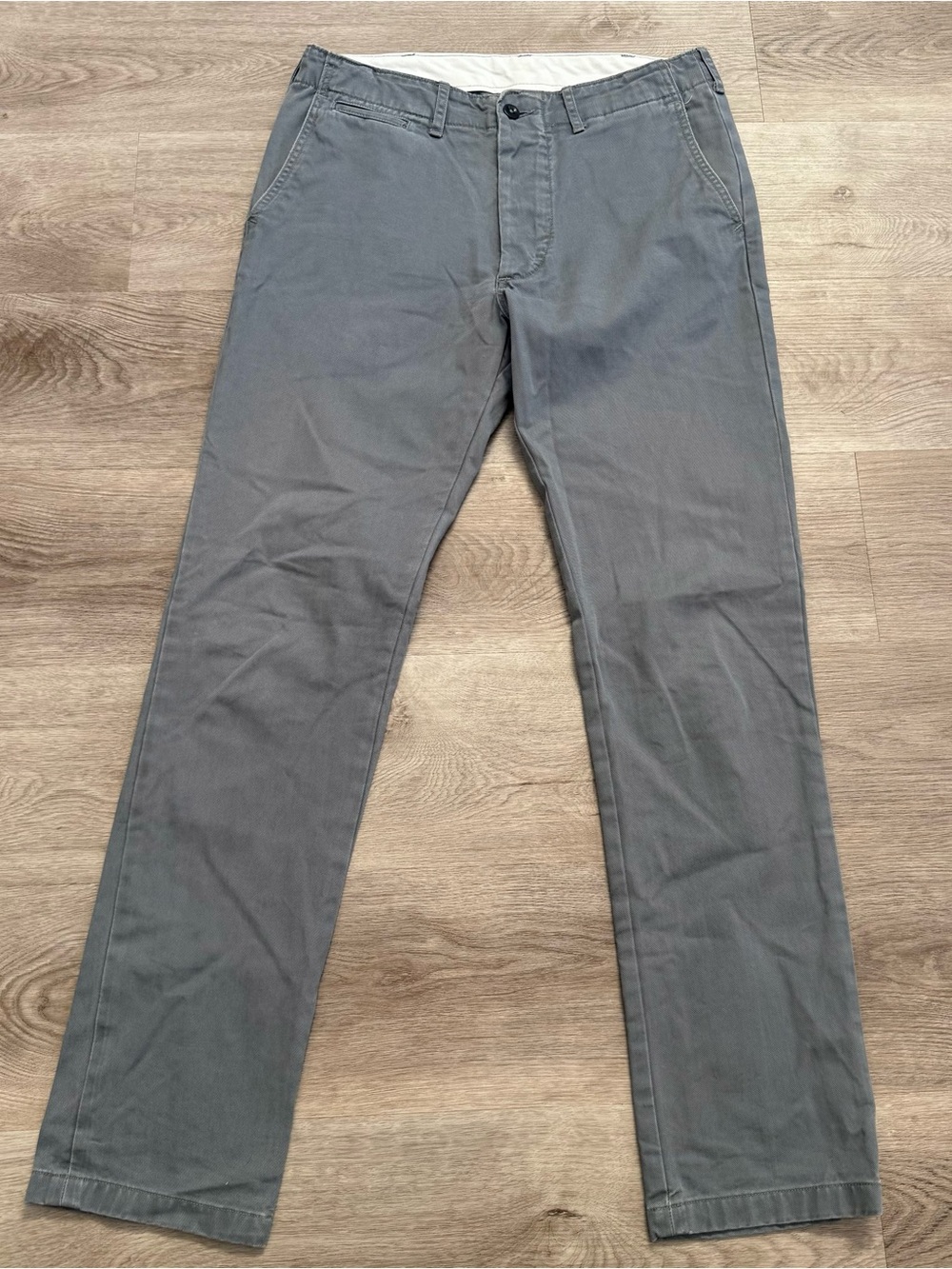 Buck Mason Officer Pant 30 Mens Service Slug Twill Chino Trousers 9.5 oz Cotton